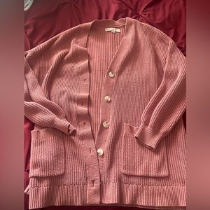 Pink loft cardigan!